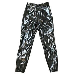 PRE-LOVED Women's ASOS Stretchy Patent Leather Legging Pants Sz. US4